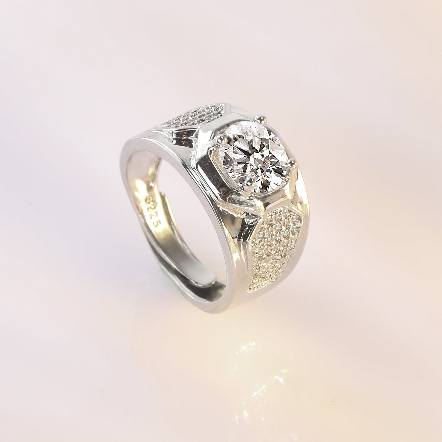 Copper Diamond Open Ring MYA001RS063