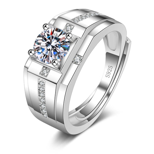 Bronze Personality Aggressive Fashion Diamond Ring MYA001RS030