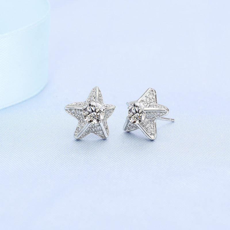 Copper Ocean Starfish Earrings MYA001ES089