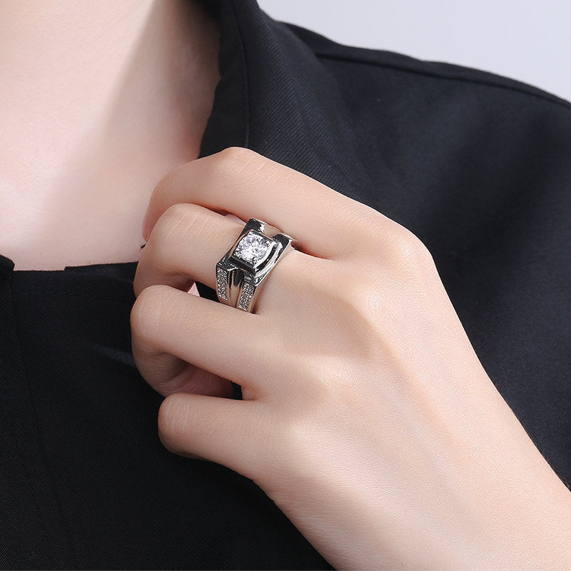 Copper Diamond Fashion Ring MYA001RS053