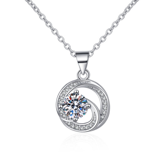 Copper Diamond Spinning Spacetime Necklace MYA001NE107