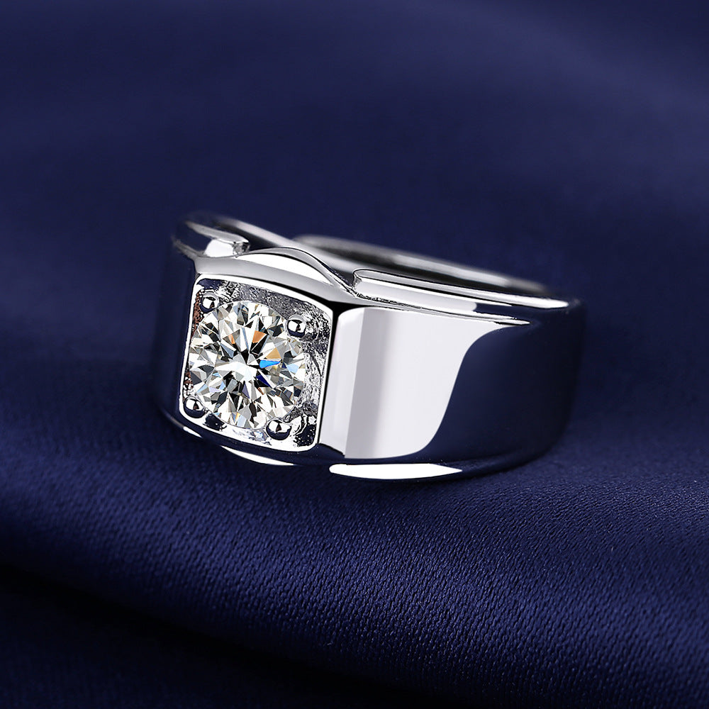 Copper set diamond minimalist fashion ring MYA001RS067