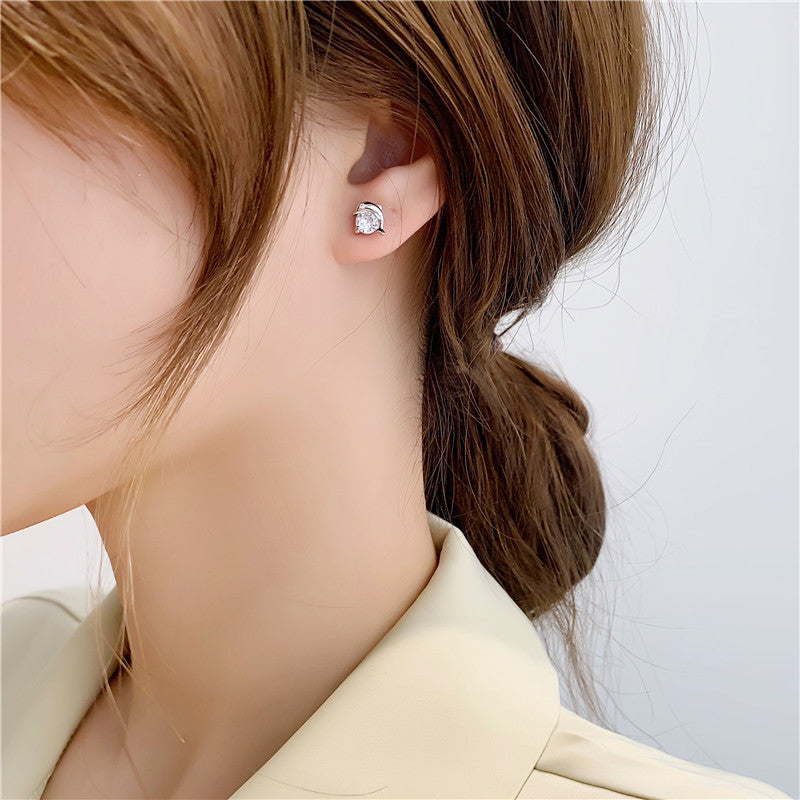 Copper dolphin earrings MYA001ES086